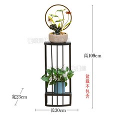荷葉造型流水擺件 LED燈圈循環流水裝飾 桌面擺飾, 葉葉蓮生假山帶水車+花架