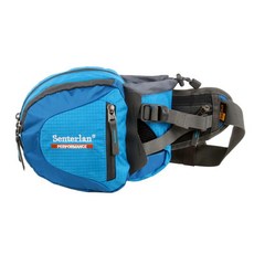 Senterlan鑫特萊 登山腰包 透氣背負 腰帶減壓 水壺腰包 運動腰包 旅遊腰包, 1個, 藍色