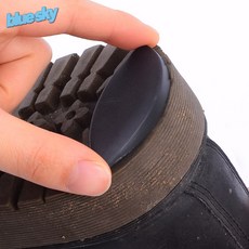 구두 뒷굽 뒤꿈치 밑창 보강 수선 보수 패드 8개입, 8개, 깜장