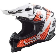 LS2 헬멧 MX-Off Road Subverter Evo 그외 각종 368528, X-Small, Astro Gloss 화이트 오렌지