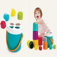 비키즈 다용도 컵 쌓기 아기교구 돌아기장난감