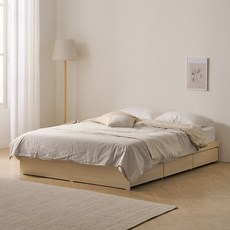 파로마 이즈 카이 수납침대 A형 침대프레임 SS, 워시