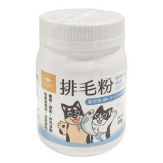 DOG CAT STAR 汪喵星球 犬貓用 排毛粉，含膳食纖維，促進消化，幫助毛孩便便順利排出, 糞便潤滑 + 溫和排毛, 50g, 1罐