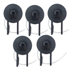 본라이프 양변기 PVC 마개 양변기고무마개 통고무마개, 검정, 5개