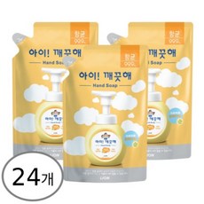 아이깨끗해 순향 파우더 450ml x 24개 리필 대용량