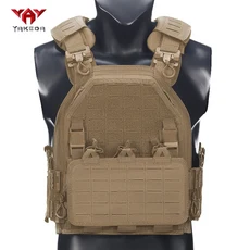 야케다 헌팅 베스트 몰리 확장 시스템 사냥 캠핑 조절 가능 및 빠른 탈착, 07 Mud color, 1개