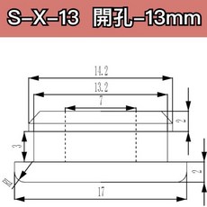 築光坊 防水塞 防水蓋 橡膠塞 橡膠蓋 螺絲孔蓋 密封膠蓋 8 9 10 11 12 15 16 20 22, 1個, S-X-13 (開13 直徑17)