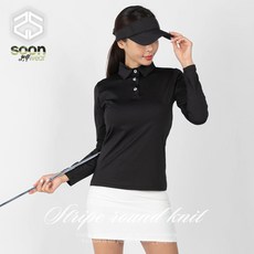 순이들 여성 골프 긴팔 카라 티셔츠