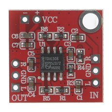 TDA1308 헤드폰 헤드셋 앰프 보드 앰프 DC와 호환되는 앰프 프리앰프 모듈 3V-6V, 1개, 6A10445_YAP, 다른.