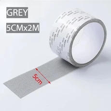 방수 창 스크린 테이프 적용이 벌레 방지 자체 접착 메쉬 패치로 모기를 차단하세요., [01] 그레이