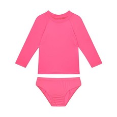 아마존평점4.5+ 미국출고 213161 Snowheart 래쉬가드 세트 긴소매 핑크 수영복 투피스 탱키니