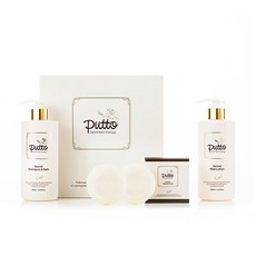 퓨토 시크릿 대용량 선물세트 (로션400ml+샴푸앤바스400ml+솝100g 2개), 1개