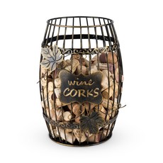트루 와인 코르크 디스플레이 와인액세서리, 1개, Vineyard Barrel
