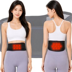 루미비 허리온 자가발열 토르마린 허리 복부 보호대, 1개