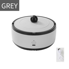 재떨이 공기 청정기가 포함된 무연 2 in 1 음이온 실내 실외 그래버용 스마트 전자, Charge Gray B