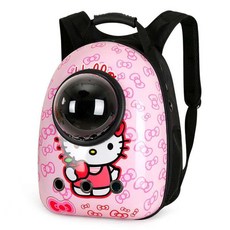 고양이 백팩 캡슐 귀여운 가방 병원 외출용 투명창 강아지, I, 1개