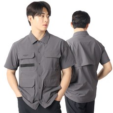 아이더 세이프티 S/S 스판 코듀라 멀티포켓 여름 작업 셔츠형 자켓