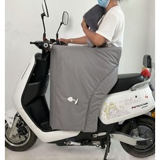 전기 자동차 윈드쉴드 커버 겨울철 오토바이 방한 보호 플리스 안감 두꺼운 PU 가죽 허리 오토바이 방한보호대 무릎 패드 따뜻한 배터리 오토바이 방한 방풍 커버 오토바이 전신방한, 허리보호 바람막이 이불