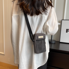 팝키즈 미니크로스백 핸드폰가방 남여공용 여행용