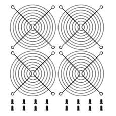DVUIYYL PCS 브래킷 블랙 120mm PC 그릴, 120mm 4PCS