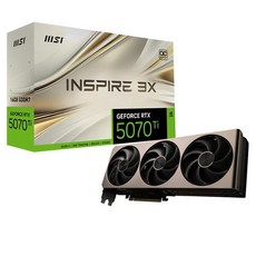 msi 微星 GeForce Inspire 3X顯示卡 VD9137 16GB, RTX5070Ti