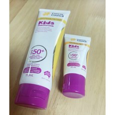 [정품] 캔서카운슬 선크림 물세안 키즈선크림 온가족 휴대용 여행용 SFP50+, 3개, 35ml