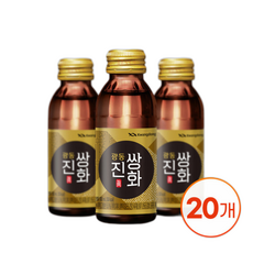 광동 진쌍화 병음료 음료 한방차 전통탕 한방 탕 약국 드링크 탕비실 건강 전통차 건강차, 1개, 100ml