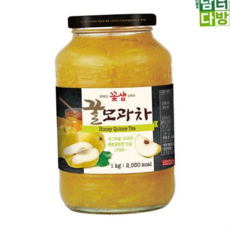 꿀 모과 차 따뜻한 선물용 꽃샘 꽃샘 꿀 모과 차 온가족 1kg 겨울 건강 베이스 홈카페 감기 효소 식초