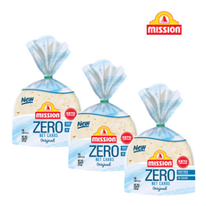 미국 미션 제로 또띠아 오리지널 4.5인치 14장 252g x4팩 또르띠야, 3개