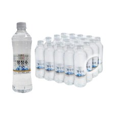 강원 평창수 생수500ml 20개 라벨유무랜덤, 500ml