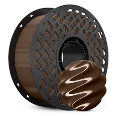 CaiLab PETG 3D 프린터 필라멘트 1.75mm 1kg 고인성 친환경 소재 | 뱀부랩 3D 프린터(P1S P2S A1등) 호환, 커피 브라운, PETG 1KG