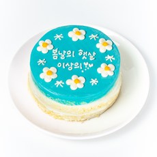 (평일 낮 12시전 주문 오늘출발) 케익팩토리 민트데이지, 블루베리크림치즈, 1개, 240g