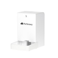 【PetSnowy】SNOW 寵物智能餵食器 智慧遠端App操控 多重防潮 雙供電設計, 4L, 奶白色, 1個