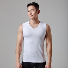 남성 심리스 기모 반팔런닝/머슬런닝 남자이너티 3종세트