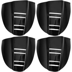 FRCOLOR 선글라스 사이드 쉴드 안경 보호 날개 TPU 신소재 작업용 4 개 오버글라스 눈 안경용 프로텍터 Black, FRCOLOR 선글라스 사이드 쉴드 안경 보호 날개 T