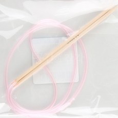 얇은 우드 대바늘 단품 3.5mm 뜨개질 소품 잡화 의류 뜨기 수업 체험 단체, 1개