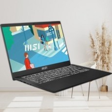 MSI 2023 모던 14 코어i7 인텔 13세대, Classic Black, 512GB, 8GB, Free DOS, MSI 모던14 C13M-i7 (424)