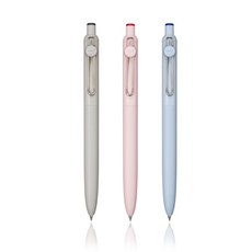 유니 유니볼 젠토 베이직 5종 세트 0.7mm 수성펜, 1개, 검정3개+파랑1개+빨강1개