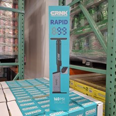 크랭크 라피드 RAPID 자전거 로드 MTB 디지털 스마트 에어 펌프, 메탈릭 블루, 1개
