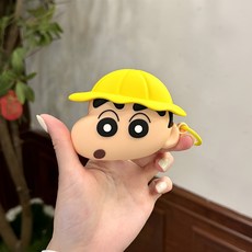 에어팟케이스 에어팟4케이스 에어팟프로2케이스 에어팟프로케이스 에어팟4세대케이스 에어팟투명케이스 러블리 옐로 모자 실리콘 케이스, 옐로 캡, Airpods3, 1개