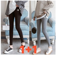 올빼미홈 임산부 봄 가을 레깅스 1+1