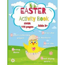 Easter Activity Book: Easter Montessori Workbook for Kids 3+ with over 100! Coloring pages Dot to, Easter Activity Book: Easter M