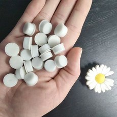 플라스틱 미니 베어링 화이트 10개세트 13mm 피젯 스피너 만들기재료, 10개
