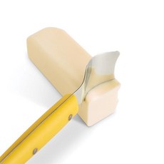 HIC Kitchen 옥수수 버터 나이프 18/8 스테인리스 스틸 블레이드 곡선형 블레이드는 귀에 버터를 고정합니다, Corn Butter Knife