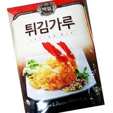 백설 튀김 가루 2kg 6개 튀김
