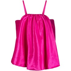 키카바르가스 카렌 보우 디테일 미니 드레스