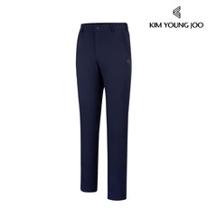 Youngjoo Kim 男士春夏涼爽透氣褲/男士綁帶褲彈力尼龍防水登山高爾夫褲