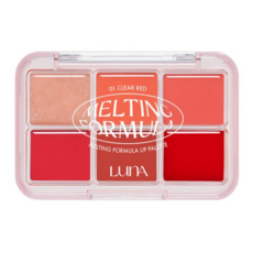 루나 멜팅 포뮬라 립 팔레트, 1호 클리어레드(Clear Red), 5개