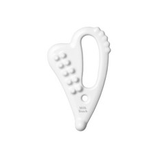 MILK TOUCH 手工陶瓷臉部刮痧板, 白色, 1個