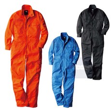 臺灣出貨 日本外貿尾貨純棉春秋連體工作服 防塵工裝機修汽修噴漆耐磨勞保連體服 日本單春夏工裝工作服套裝 男女連身服, 1個, 藍色,L 140-160斤